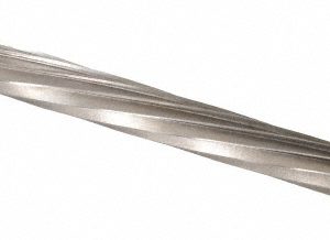 VALUE COLLECTION Taper Pin Reamer: #13 Pin, 1.009" Small End, 1.259" Large End, High Speed Steel SM25N13
