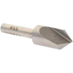 VALUE COLLECTION Countersink: 1/2" Head Dia, 82.00 deg Included Angle, 1 Flute, High-Speed Steel, Right Hand Cut SC1082032