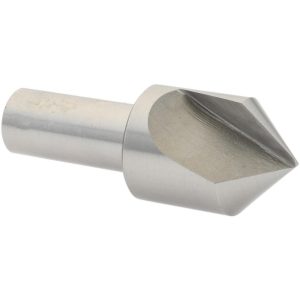 VALUE COLLECTION Countersink: 1-1/4" Head Dia, 90.00 deg Included Angle, 1 Flute, High-Speed Steel, Right Hand Cut SC1090116