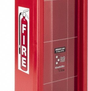 CATO,INC 10 Lb. Capacity, Surface Mount, Crystal Polystyrene Fire Extinguisher Cabinet 105-10-RRC