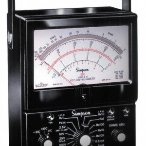 SIMPSON ELECTRIC Analog & Manual Ranging Multimeter: 1,000 VAC/VDC 12211