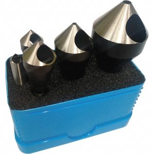VALUE COLLECTION Countersink Set: 5 Pc, 1/16 to 9/16" Head Dia, 0 Flute SC50605S