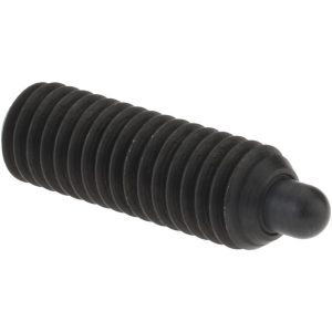 GIBRALTAR Threaded Spring Plunger: 3/8-16, 1-1/8" Thread Length, 0.186" Dia, 3/16" Projection 57080XG
