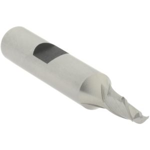 HERTEL .1875" Diam, 3/8" LOC, 2 Flute High Speed Steel Keyway End Mill E116301201