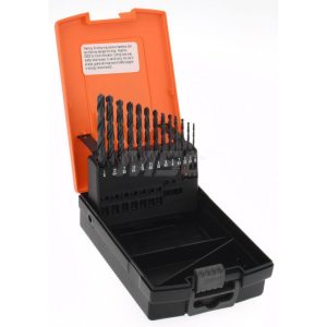 HERTEL Drill Bit Set: Jobber Length Drill Bits, 13 Pc, 118 &deg;, High Speed Steel 02500064