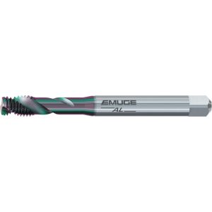 EMUGE #10-32 UNF, 2 Flute, 45&deg; Helix, Plug Chamfer, GLT-8 Finish, High Speed Steel Spiral Flute STI Tap BU513G10.5637