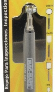 MAG-MATE Inspection Mirror: Rectangular, Stainless Steel Mirror IMS234