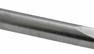 HEXACON ELECTRIC Soldering Iron Semi-Chisel Tip: 0.188" Point Width, 2.25" Long, 1/4" Dia HT313X