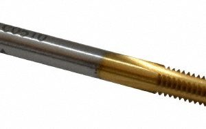 CLEVELAND #6-40 Bottoming RH 2B/3B H2 TiN High Speed Steel 3-Flute Straight Flute Hand Tap C55202
