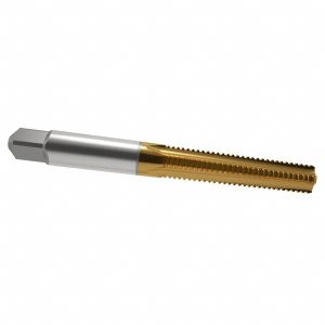 CLEVELAND 5/16-18 Bottoming RH 3B H3 TiN High Speed Steel 4-Flute Straight Flute Hand Tap C55220