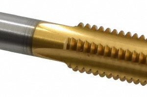 CLEVELAND 5/8-11 Bottoming RH 3B H3 TiN High Speed Steel 4-Flute Straight Flute Hand Tap C55240