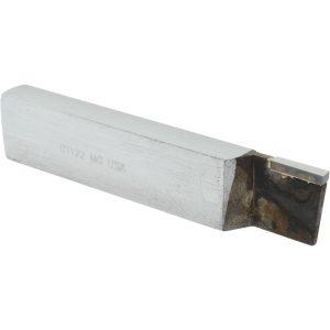ACCUPRO Single Point Tool Bit: 1/2'' Shank Width, 1'' Shank Height, Solid Carbide Tipped, RH, CT, Cut-Off & Grooving ACC-CT122