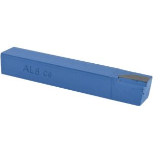 VALUE COLLECTION Single-Point Tool Bit: AL-8, 1/2" Shank Height, 1/2" Shank Width, C6 Solid Carbide Tip, Left Hand 383-0156
