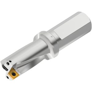 KENNAMETAL Indexable Insert Drill: DFPR1188R2WB125, 1.2270" Max Dia, 2.3760" Max Depth, 2xD, 1.2500" Shank Dia 7034219