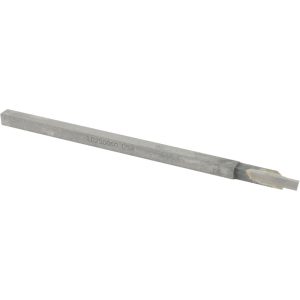 ACCUPRO Single Point Tool Bit: 1/4'' Shank Width, 1/4'' Shank Height, Solid Carbide Tipped, LH, LC, Cut-Off & Grooving ACC-LC250060