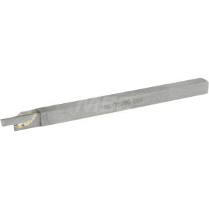 ACCUPRO Single Point Tool Bit: 3/8'' Shank Width, 3/8'' Shank Height, Solid Carbide Tipped, RH, RC, Cut-Off & Grooving ACC-RC375080