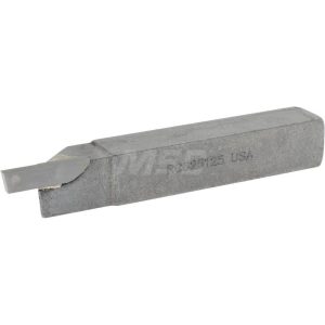 ACCUPRO Single Point Tool Bit: 5/8'' Shank Width, 5/8'' Shank Height, Micrograin Solid Carbide Tipped, RH, RC, Cut-Off & Grooving ACC-RC625125