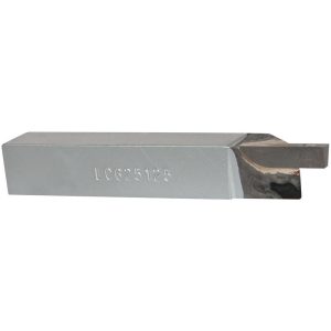ACCUPRO Single Point Tool Bit: LC-625125, 5/8" Shank Width, 5/8" Shank Height, Micrograin Solid Carbide Tip, Left Hand ACC-LC625125