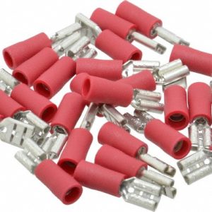 IDEAL Wire Disconnect: Female, Red, Vinyl, 22-18 AWG 83-9541