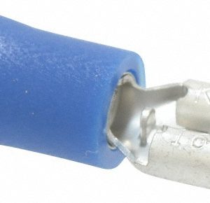 IDEAL Wire Disconnect: Female, Blue, Vinyl, 16-14 AWG 83-9551