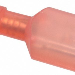 IDEAL Wire Disconnect: Male, Red, Nylon, 22-18 AWG, 1/4" Tab Width 83-9911