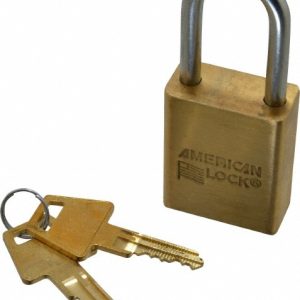 AMERICAN LOCK Padlock: Steel, Keyed Alike, 1-1/2" Wide A41KA-44376
