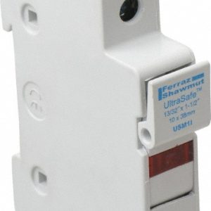 FERRAZ SHAWMUT 1 Pole, 600 VDC and 600 VAC, 30 Amp, DIN Rail Mount Fuse Holder USM1I