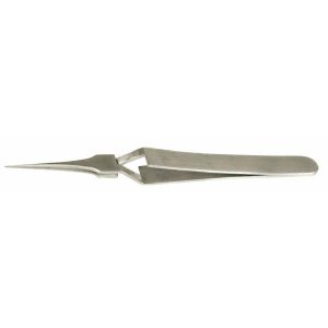 VALUE COLLECTION Reverse Action Tweezer: N4, Long Fine Point Tip, 4-11/32" OAL 10474-SA