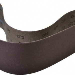 3M Abrasive Belt: 4" Wide, 48" Long, 100 Grit, Aluminum Oxide 7010516007