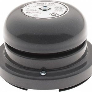 EDWARDS SIGNALING 4" Diam, 120 VAC Bell 340-4N5
