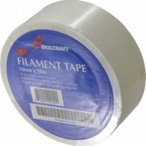 ABILITYONE Packing Tape: 2" Wide, Clear, Rubber Adhesive 7510001594450