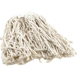 PRO-SOURCE Wet Mop Cut: Clamp Jaw, X-Large, White Mop, Cotton 02714186