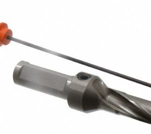 KENNAMETAL Replaceable-Tip Drill: 17.46 to 17.96 mm Dia, 54 mm Max Depth, 19.05 mm Weldon Flat Shank 1505111