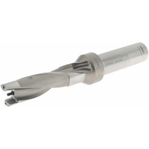 KENNAMETAL Replaceable-Tip Drill: 23.81 to 24 mm Dia, 72 mm Max Depth, 25.4 mm Weldon Flat Shank 1505119