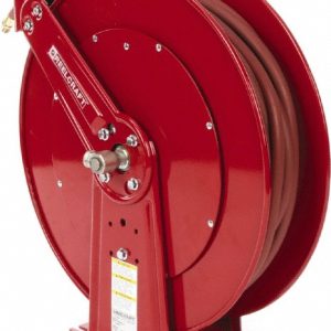 REELCRAFT Hose Reel with Hose: 1/2" ID Hose x 100', Spring Retractable 82100 OLP
