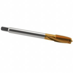 EMUGE Thread Forming Tap: 1/2-13 UNC, 2BX Class of Fit, Modified Bottoming, Cobalt, TiN Coated CU921400.5013