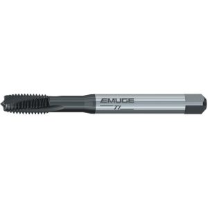EMUGE Spiral Flute Tap: #1-72, UNF, 2 Flute, Plug Chamfer, 2BX Class of Fit, Cobalt, Nitride Finish BU306001.5034