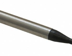 EMUGE Spiral Flute Tap: #2-56 UNC, 2 Flutes, Plug, 3BX Class of Fit, Cobalt, Nitride Coated BU306011.5001