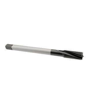 EMUGE Spiral Flute Tap: 7/16-20 UNF, 3 Flutes, Modified Bottoming, 3BX Class of Fit, Cobalt, Oxide Coated CU456011.5046