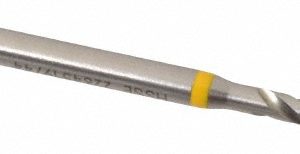 EMUGE Spiral Flute Tap: #6-32 UNC, 3 Flutes, Modified Bottoming, 2B Class of Fit, Cobalt, Bright/Uncoated BU501000.5005