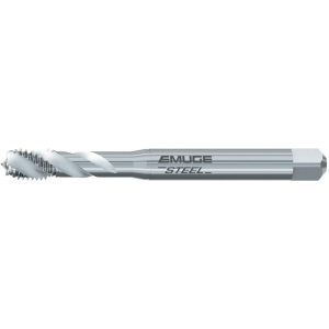 EMUGE Spiral Flute Tap: #12-24 UNC, 3 Flutes, Modified Bottoming, 2B Class of Fit, Cobalt, Bright/Uncoated BU501000.5008
