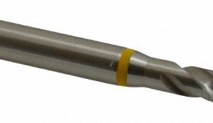 EMUGE Spiral Flute Tap: 5/16-18 UNC, 3 Flutes, Modified Bottoming, 2B Class of Fit, Cobalt, Bright/Uncoated BU501000.5010
