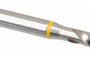 EMUGE Spiral Flute Tap: 3/8-16 UNC, 3 Flutes, Modified Bottoming, 2B Class of Fit, Cobalt, Bright/Uncoated BU501000.5011