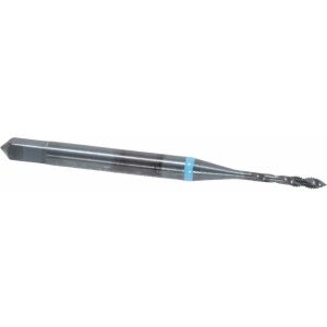 EMUGE Spiral Flute Tap: #1-72 UNF, 2 Flutes, Modified Bottoming, 3B Class of Fit, Cobalt, Oxide Coated BU503210.5034