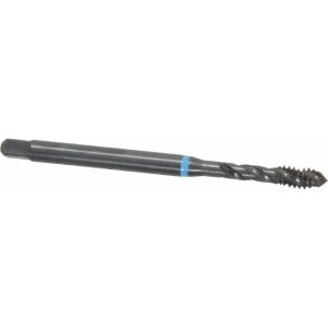 EMUGE Spiral Flute Tap: #10-24 UNC, 3 Flutes, Modified Bottoming, 3B Class of Fit, Cobalt, Oxide Coated BU503210.5007