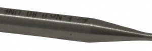EMUGE Spiral Flute Tap: #0-80 UNF, 2 Flutes, Bottoming, 2B Class of Fit, Cobalt, Bright/Uncoated BU513500.5033