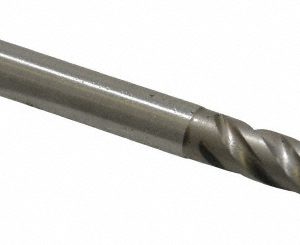 EMUGE Spiral Flute Tap: 1/2-13 UNC, 4 Flutes, Bottoming, 2B Class of Fit, Cobalt, Bright/Uncoated CU513500.5013