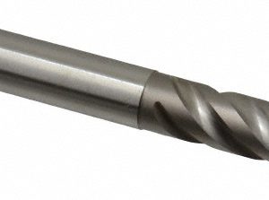 EMUGE Spiral Flute Tap: 5/8-11 UNC, 4 Flutes, Bottoming, 2B Class of Fit, Cobalt, Bright/Uncoated CU513500.5015