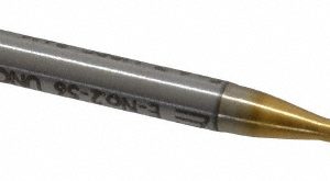 EMUGE Spiral Flute Tap: #2-56 UNC, 2 Flutes, Bottoming, 2B Class of Fit, Cobalt, TIN Coated BU513700.5001