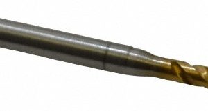 EMUGE Spiral Flute Tap: #10-24 UNC, 3 Flutes, Bottoming, 2B Class of Fit, Cobalt, TIN Coated BU513700.5007